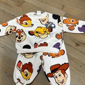 Zara Disney 100 years baby 2 piece sweat set